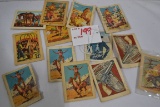 Group of 1951 Post Cereal Hopalong Cassidy Wild Trading Cards