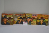 Group of 4 1950s Hopalong Cassidy Paperback Books by Doubleday & Co. and Samuel Lowe Co.; Good Shape