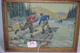 Vintage Framed Print No. 27205 - 
