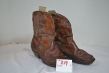 Pair of Vintage Roy Rogers Child's Leather Cowboy Boots