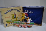 Vintage Reproduction Roy Rogers and Trigger Wind-Up Tin Toy by Schylling Toys; NIB