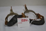Pair of Vintage Roy Rogers Child's Spurs w/Leather Straps