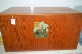 Gene Autry Original Wooden Toy Box