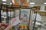 Vintage Round 4 Tier Wire Display Rack With Large Assortment Of Vintage Little Golden Books and Othe