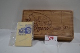 Vintage Roy Rogers Collector's Pencil Box and Topeka Fair Scratch Pad