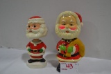 Pair of Vintage Ceramic Bobble Head Figures including One Bank; Made in Japan; 7