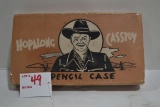 Vintage Hopalong Cassidy Pencil Case; Machine Sealed