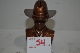 Vintage Hopalong Cassidy Plastic Bank; Kansas City, MO