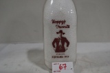 Hopalong Cassidy Milk Bottles w/Original Cardboard Tops; One Quart; Northland of Des Moines, IA