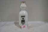 Vintage Sunnyhurst Hoppy's Favorite Milk Bottle w/Original Cardboard Top; One Quart