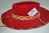 Vintage Roy Rogers Felt Child's Cowboy Hat; Some wear.