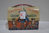 Roy Rogers and Dale Evans 1955 Chow Wagon Dome Top Lunch Box; No Thermos