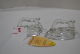 Pair of Vintage Iron Candy Holders
