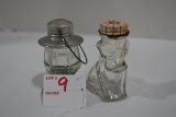 Pair of Candy Holders including Puppy Dog and Lantern
