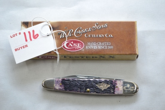 Case XX Cigar Whittler Model 6391WH 2-Blade Folding Knife; NOS