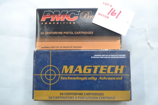 Mixed Lot of .38 Super Auto 130 gr. FMJ; Approx. Total 97 Rds. Including PMC Bronze and MagTech