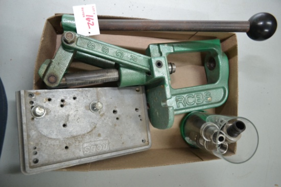 RCBS Reloading Press w/Mounting Plate and Dies