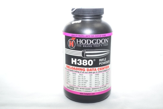 Hodgdon H380 Rifle Powder; 1 lb. Canister
