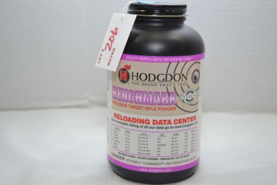 Hodgdon Benchmark Rifle Powder; 1 lb. Canister