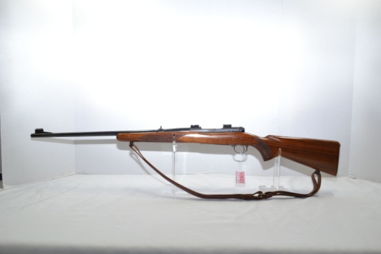 Winchester Model 70 .22 Hornet Cal. Bolt Action Rifle w/Sights, Checkered Walnut Stock, and Metal Bu