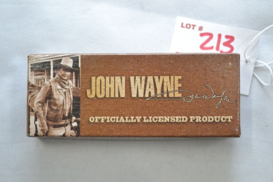 Case Officially Licensed John Wayne 3-Blade Folding Knife w/John Wayne Signature and "The Duke" Mark