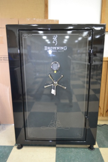 New Browning Prosteel Silver Series Model SR49 Gun Safe w/LED Light Package, Electronic Lock, Storag