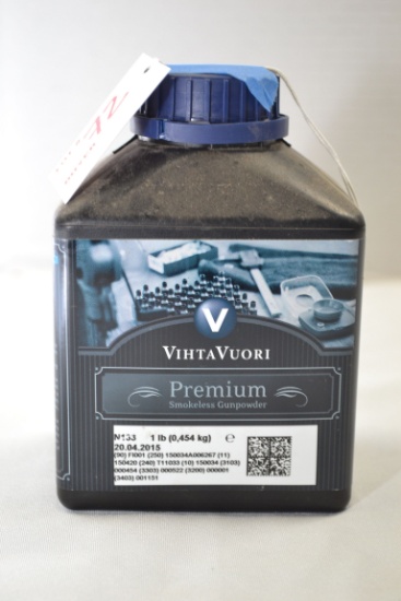 VihtaVuori Premium Smokeless Gunpowder 1 lb. Canister