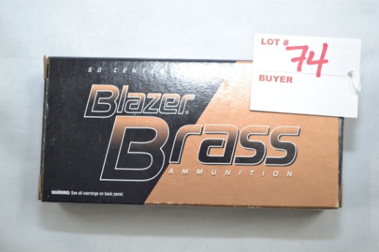 1 Box - Blazer Brass 9mm 115 gr. FMJ; 50 Rds./Box