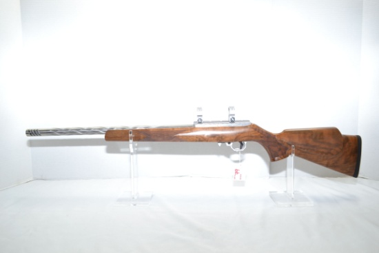 Volquartsen Signature Series .17 HMR Cal. Semi-Auto Rifle w/22-1/2" SS Snake-Fluted and Compensated