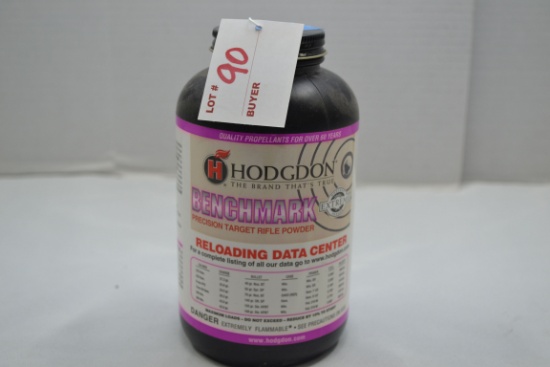 Hodgdon Benchmark Precision Target Rifle Powder 1 lb. Canister