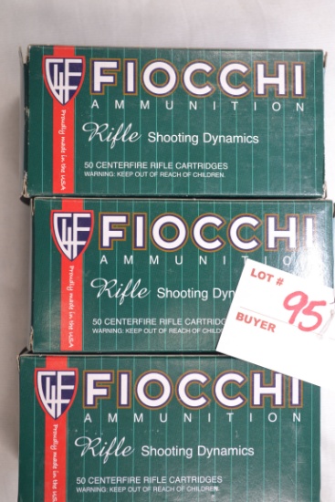 3 Boxes - Fiocchi .223 Rem. 55 gr. FMJ; 50 Rds./Box; 3xBID