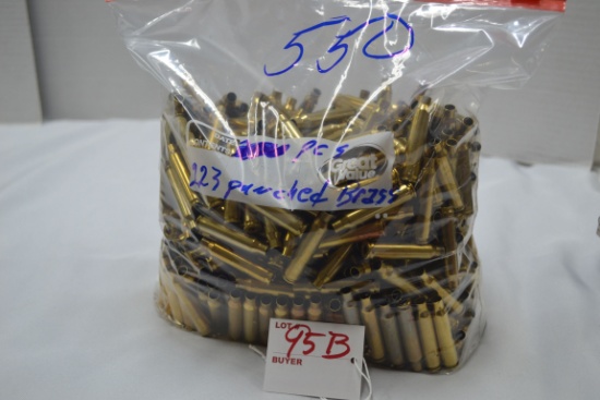 .223 Punched Brass; Approx. 550 Pieces