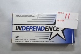 1 Box - Independence .357 Mag. 158 gr. JSP; 50 Rds./Box