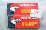 2 Boxes - Federal American Eagle .223 Rem. 55 gr. FMJ; 20 Rds./Box; 2xBID