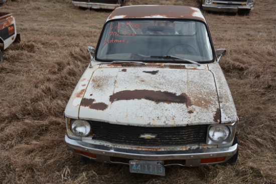 1970s Chevrolet Chevy Luv Pickup w/AT; Doors will not open.