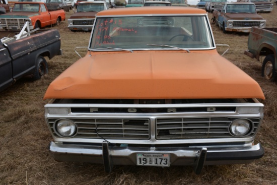 1974 Ford F-100 Pickup w/AT, Big Block Engine, AC, and PS