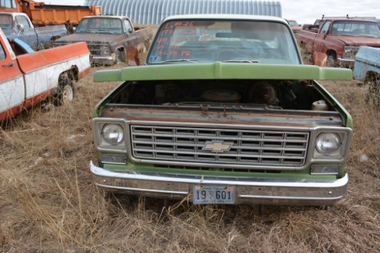 1976 Chevrolet Scottsdale 20 4x4 Pickup w/AT, 400 Small Block Engine, AC, PS, and PB