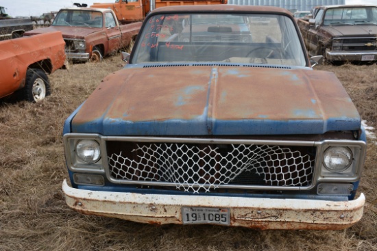 1970s Chevrolet Custom Deluxe 10 Pickup w/4-Speed Transmission and 6-Cylinder Engine