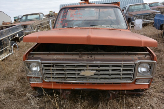 1975 Chevrolet Custom Deluxe 20 4x4 Pickup w/4-Speed Transmission, AC, and PB
