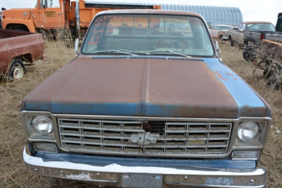 1976 Chevrolet Scottsdale 20 4x4 Pickup w/V8 400 Small Block Engine