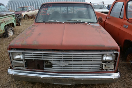 1983 Chevrolet Custom Deluxe 10 Propane Pickup w/AT, V8 Engine, Bucket Seats, AC, PS, and PB
