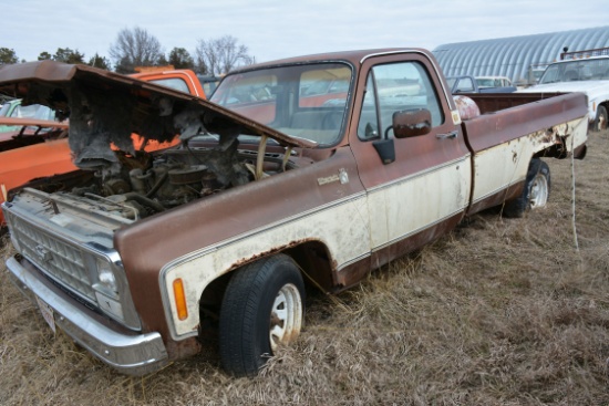 1980 Chevrolet Silverado 10 Propane Conversion Pickup w/AT, 5.0L Engine, PS, and PB