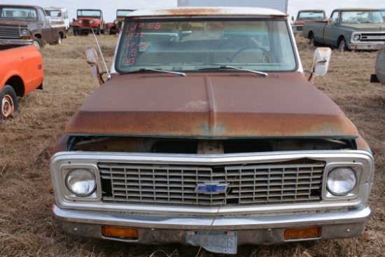 1972 Chevrolet Custom 20 Pickup w/V8 Engine and PB