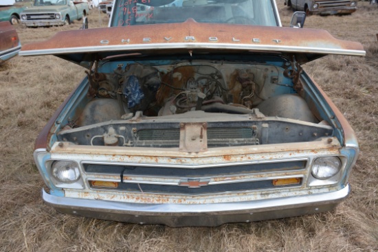 1968 Chevrolet Chevy 10 Pickup w/AT, V8 Engine, and PS