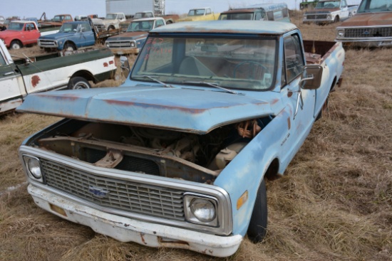 1971 Chevrolet C/10 Pickup w/V8 Engine; NO CARBURATOR