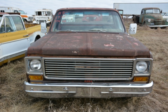 1974 Chevrolet Custom 20 Propane Conversion Pickup w/454 Big Block Engine, PS, and PB