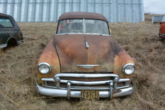 1952 Chevrolet 4-Door Sedan w/3-Speed Transmission and 6-Cylinder Engine; All Original; NO TITLE