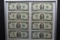 1 Pair - 2003 Two Dollar Bills (CU) and 3 Pairs - 1997 Consecutive Two Dollar Bills (CU)