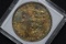 1887 Morgan Silver Dollar; BU and Rainbow Toned