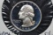 1992-S Quarter Silver Proof; Gem+ Cameo